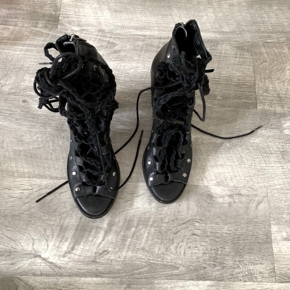 Free people Laced Up Heels - Picture 2 of 5